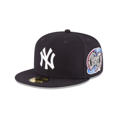 New York Yankees Gorra | New Era MLB 2000 World Series Wool 59fifty Fitted Cap Mexico - Azules